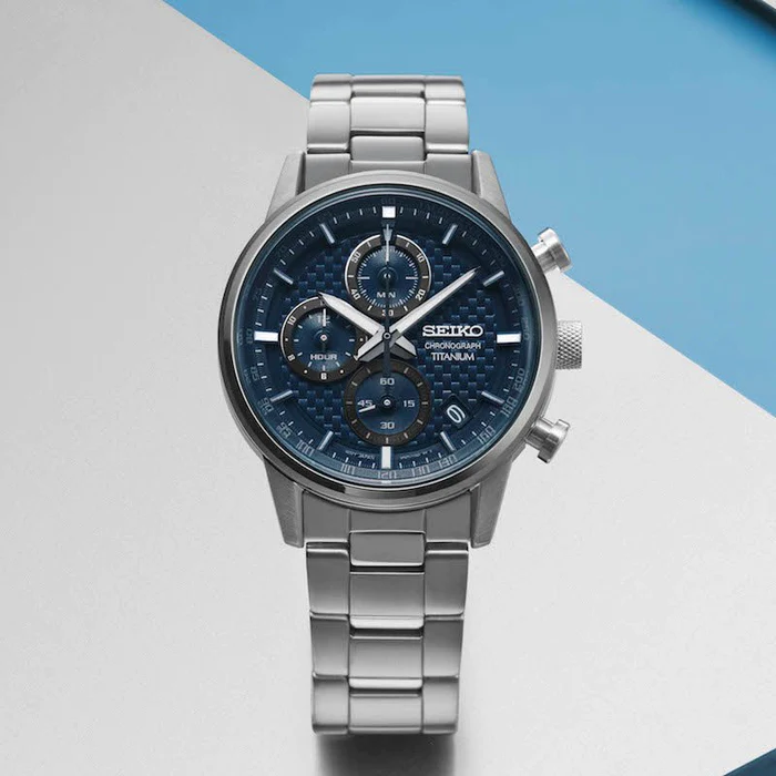 SEIKO SAT TITANIUM CHRONOGRAPH SSB387P1 - Image 3